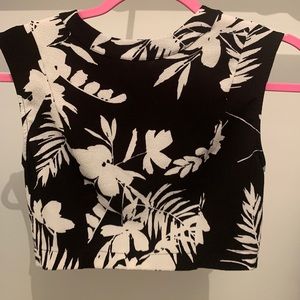 Flowery Crop top